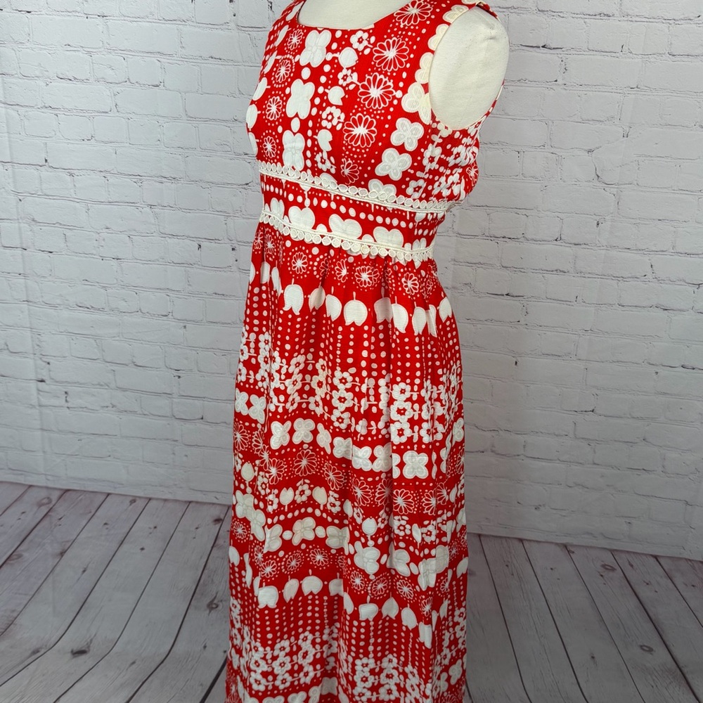 Alex Coleman 70s Vintage Maxi Dress (NO SIZE) Whimsical, Twee, Mod, Cottage - Picture 5 of 16